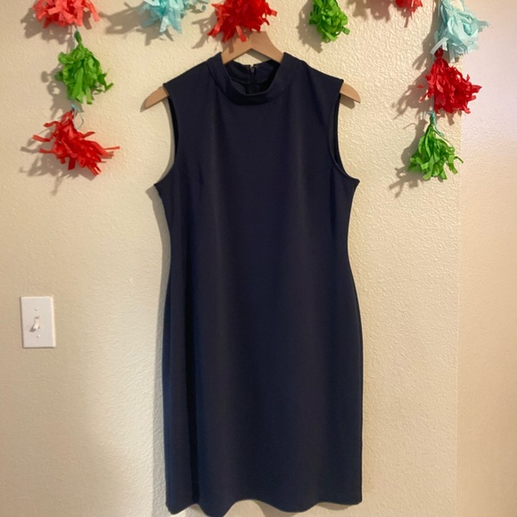 Turtleneck Dress | Fitted Dress | Work Dress | 10 - Picture 1 of 6